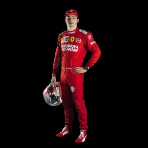 2019 Charles Leclerc Race Mission Winnow Scuderia Ferrari F1 Suit