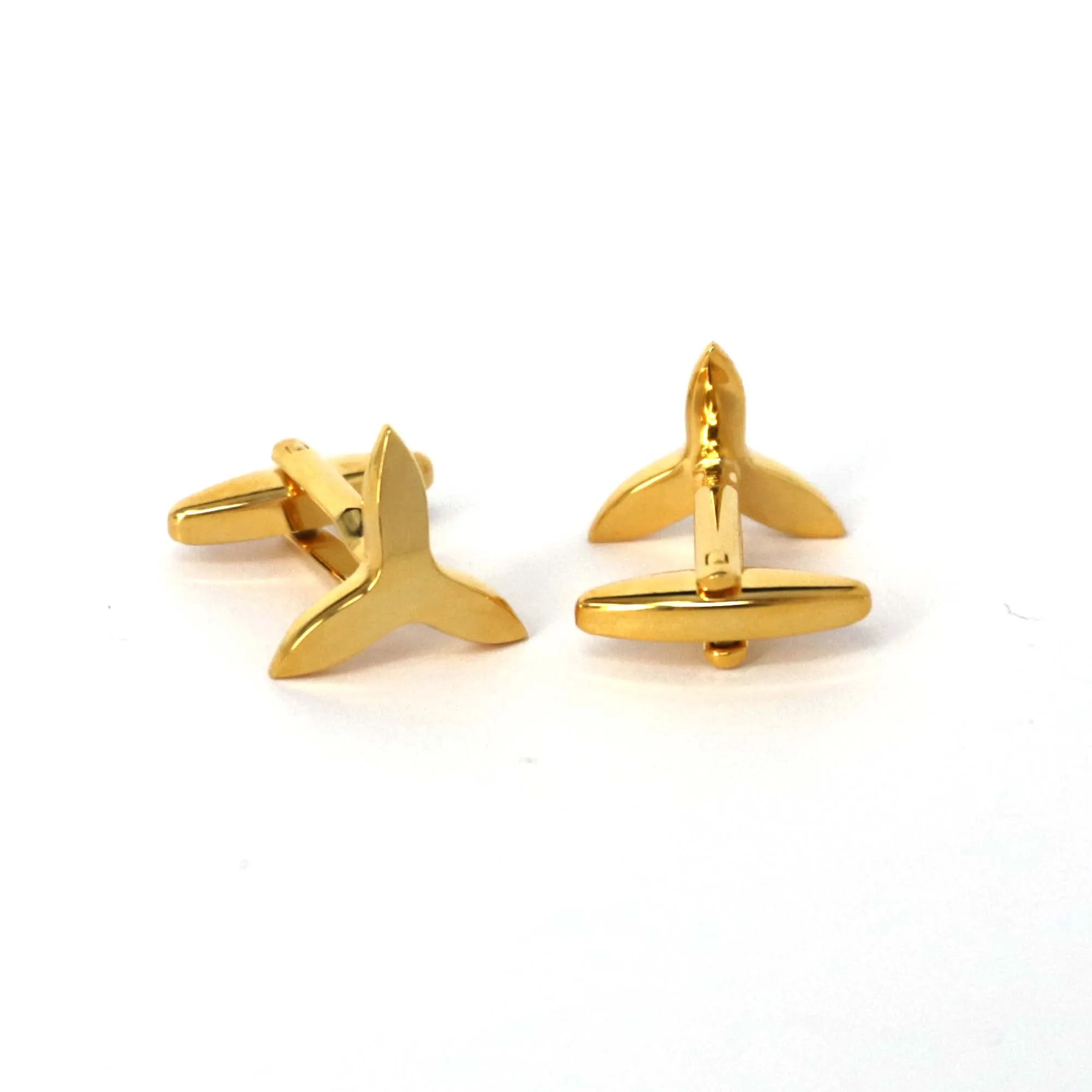 3 Pin Star Cufflinks Gold (Online Exclusive)