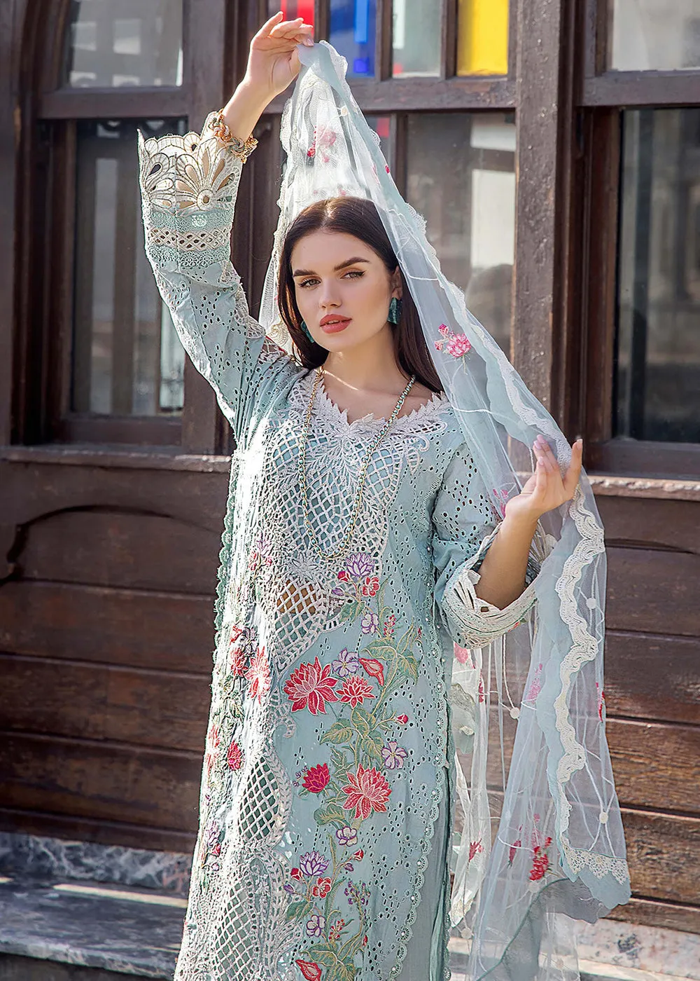 Adan's Libas Embroidered Lawn 2024 by Irha Zia | 5547