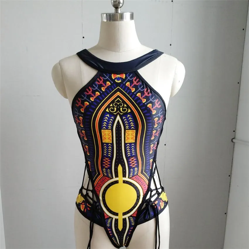 African Swimsuit One Piece Swimwear