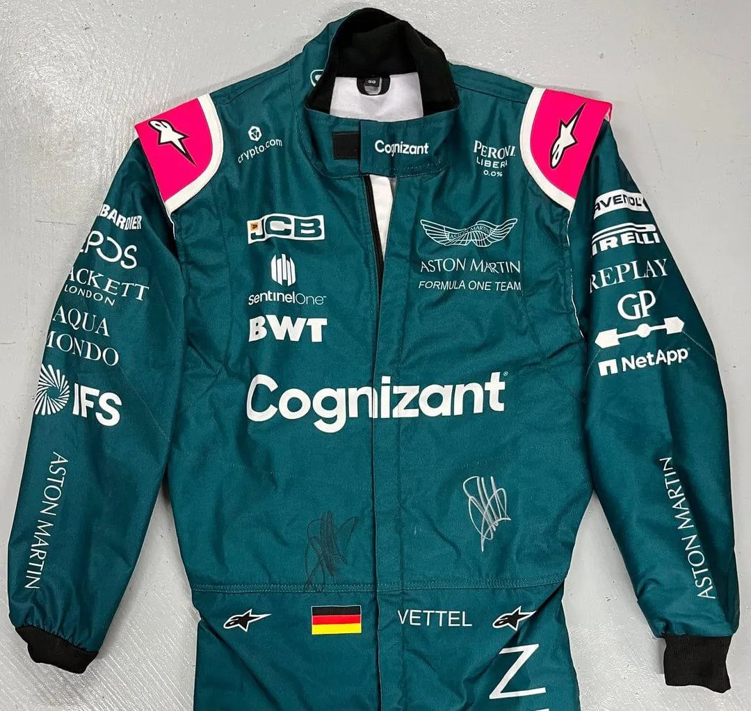 Aston Martin Sebastian Vettel F1 Replica Race Suit 2021