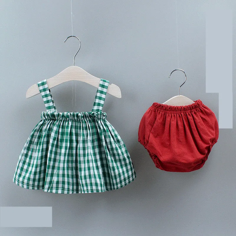 Baby Skirt Summer 0-1-2-3 Years Old Girl Suit Dress Princess Skirt Girl Baby 4 5 6 Months