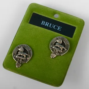 Bruce Clan Crest Pewter Cufflinks