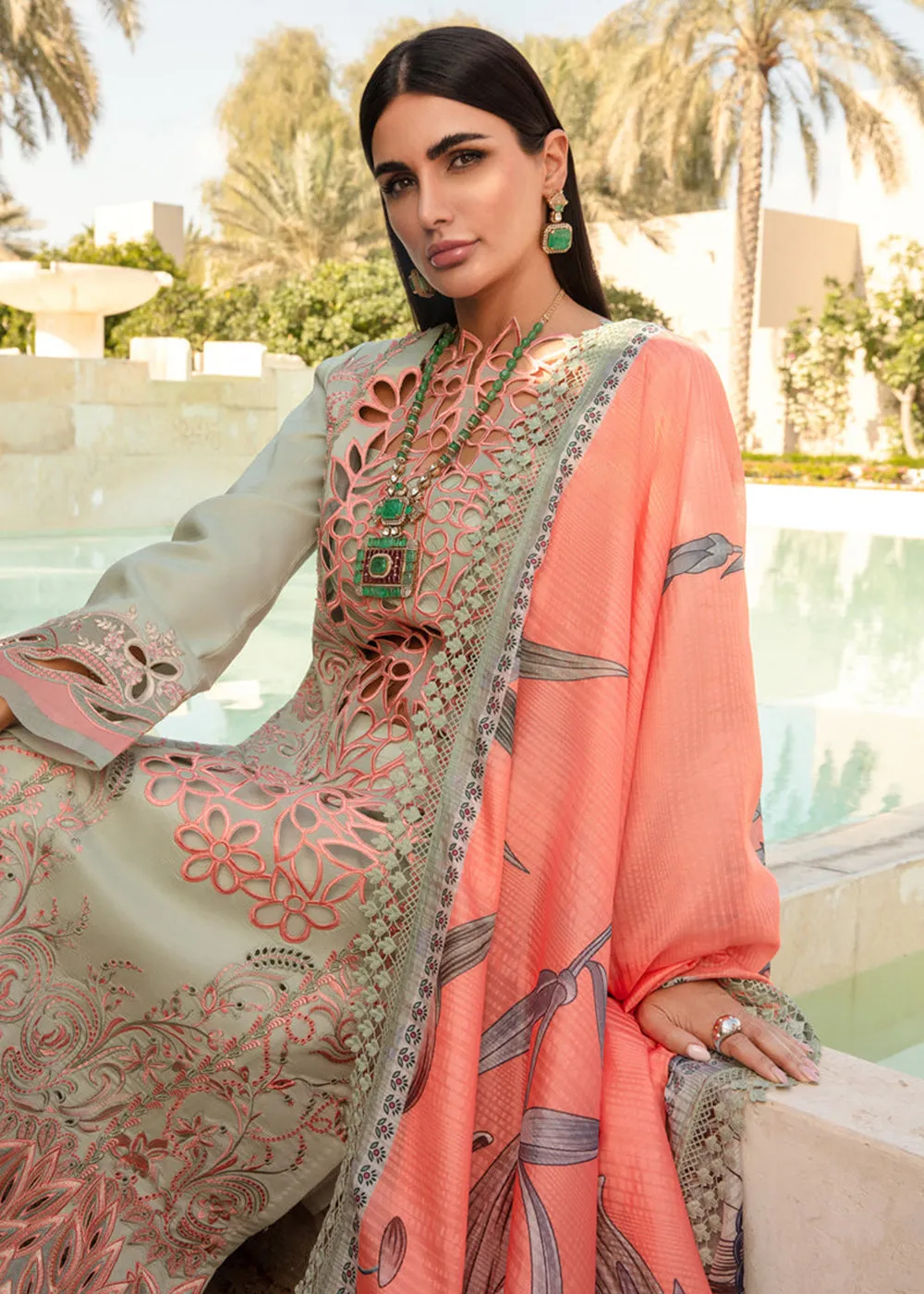 Carnation Summer Lawn Collection '24 by Rang Rasiya | ORCHID