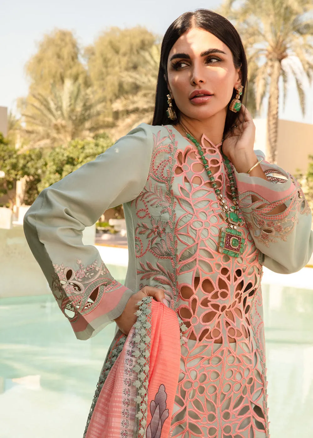 Carnation Summer Lawn Collection '24 by Rang Rasiya | ORCHID