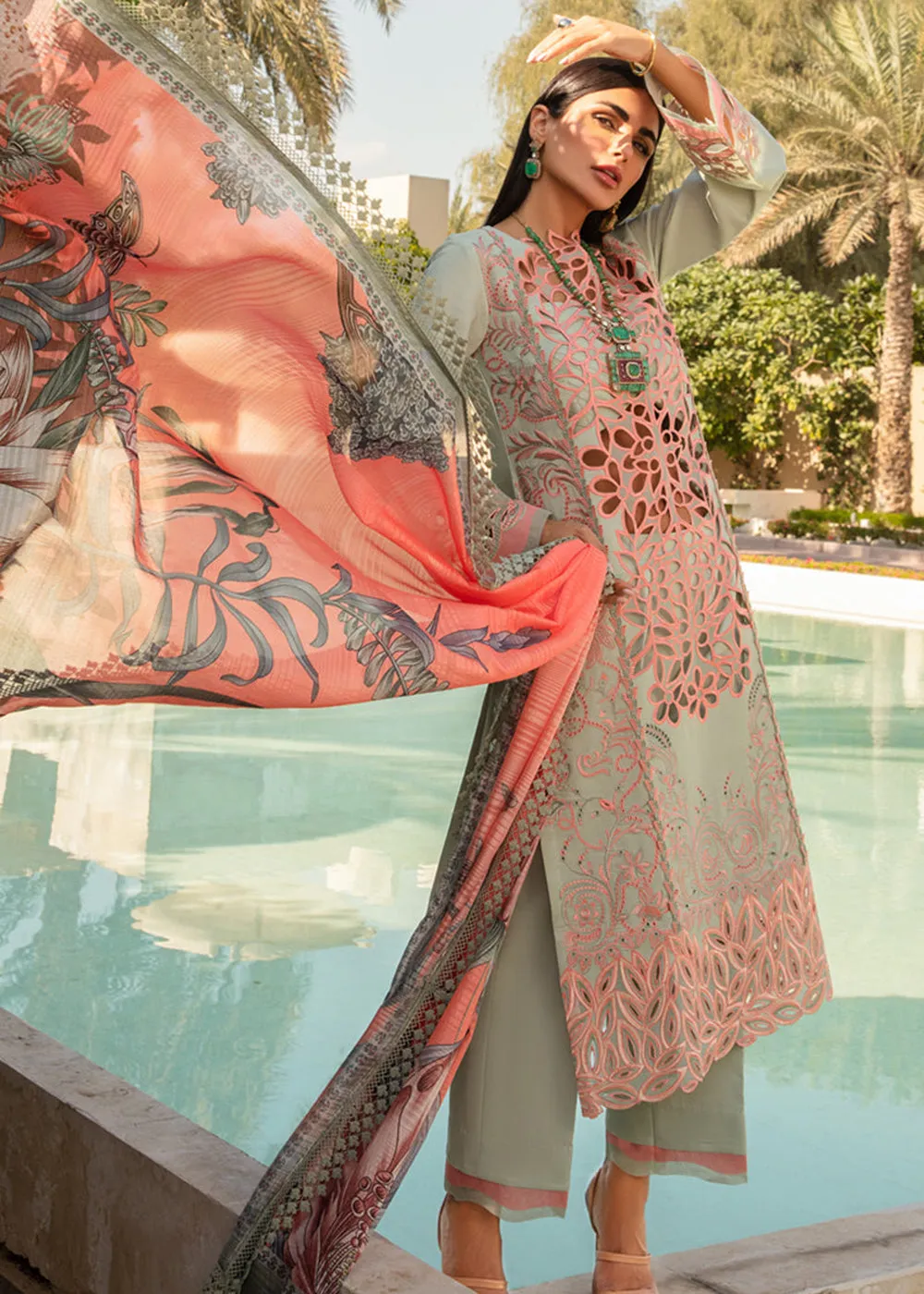 Carnation Summer Lawn Collection '24 by Rang Rasiya | ORCHID