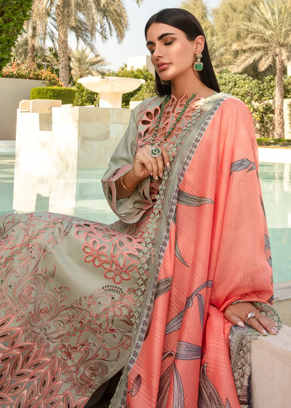 Carnation Summer Lawn Collection '24 by Rang Rasiya | ORCHID