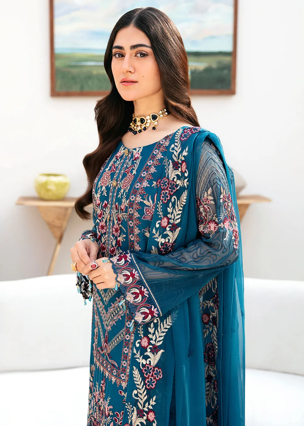 Chevron Chiffon Collection Volume 8 by Ramsha | A-811