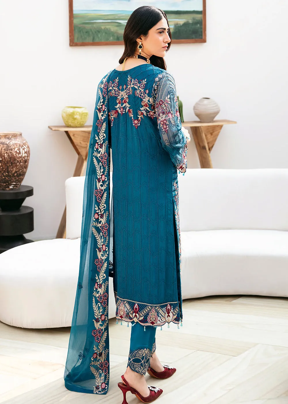 Chevron Chiffon Collection Volume 8 by Ramsha | A-811