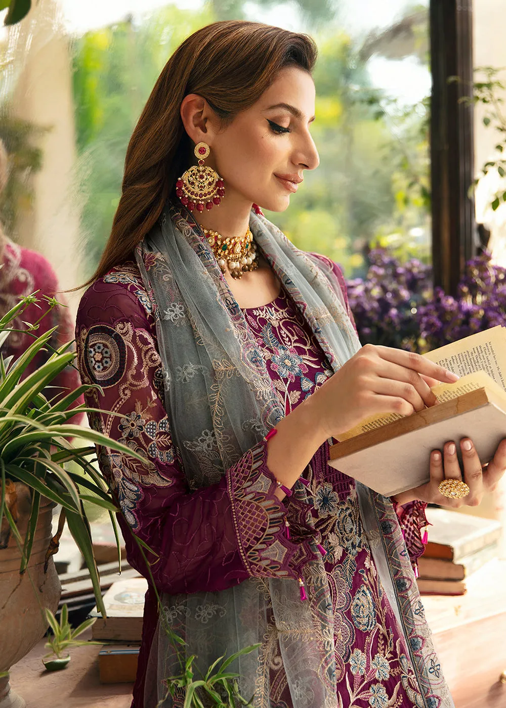 Chevron Luxury Chiffon Collection 24 by Ramsha | A-911