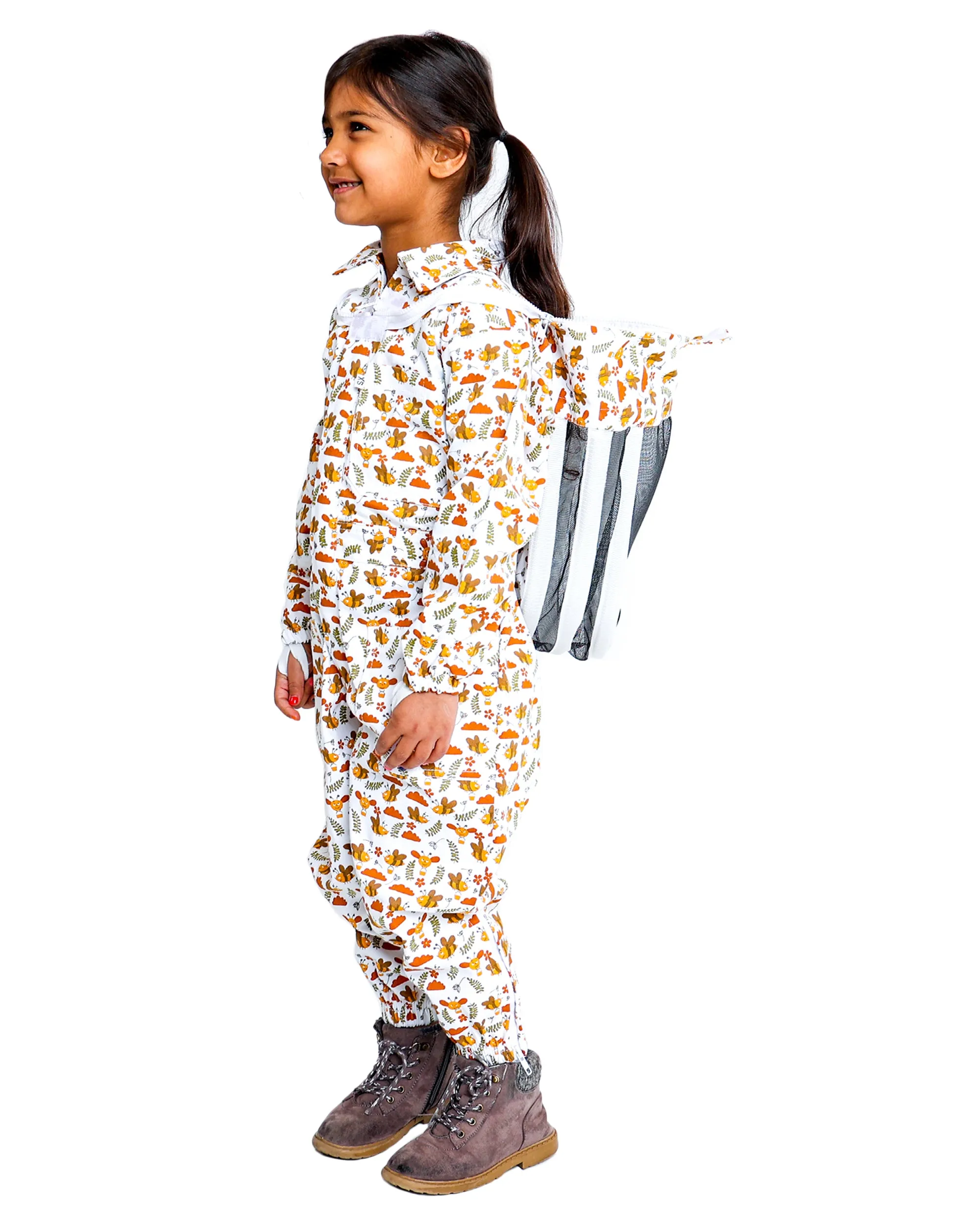 Children Beekeeping Suit Cotton Printed Soft to Kids Skin