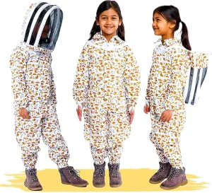 Children Beekeeping Suit Cotton Printed Soft to Kids Skin