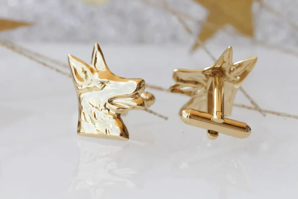 DOG CUFFLINKS