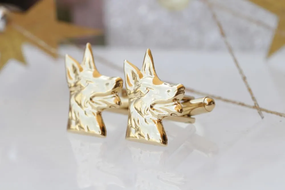 DOG CUFFLINKS