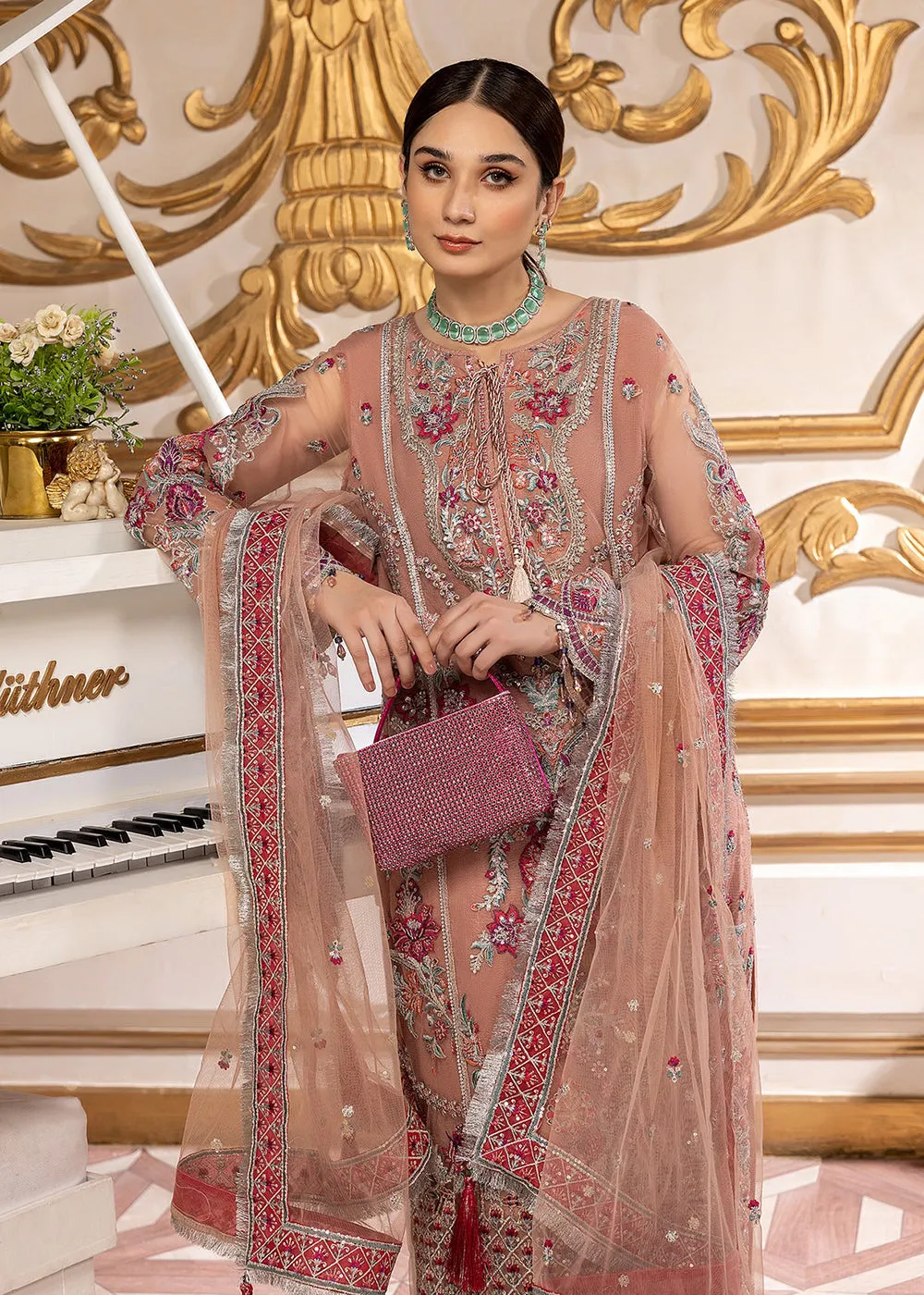 Dusty Pink Luxury Formal Suit - Adan Libas - Tesoro Formals' 2023 - 5167