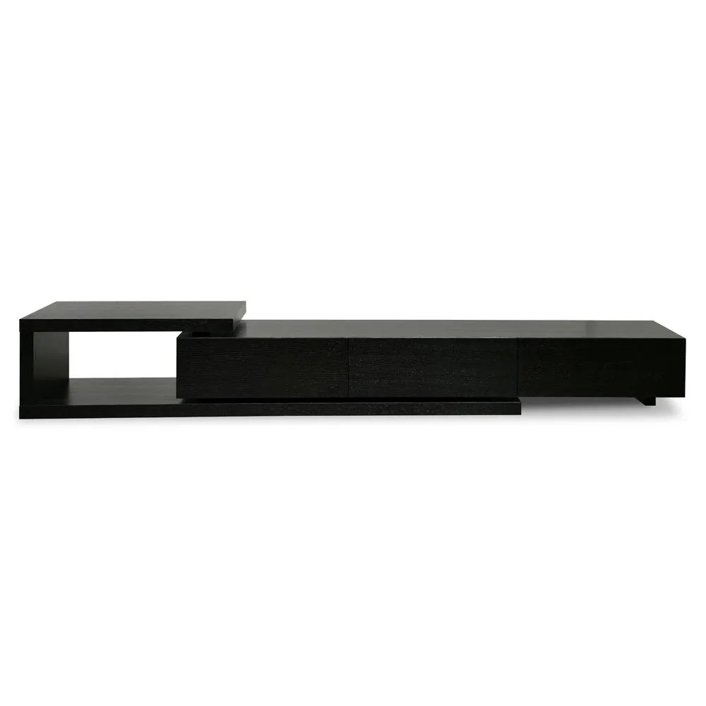 Dwell Extendable TV Entertainment Unit - Full Black