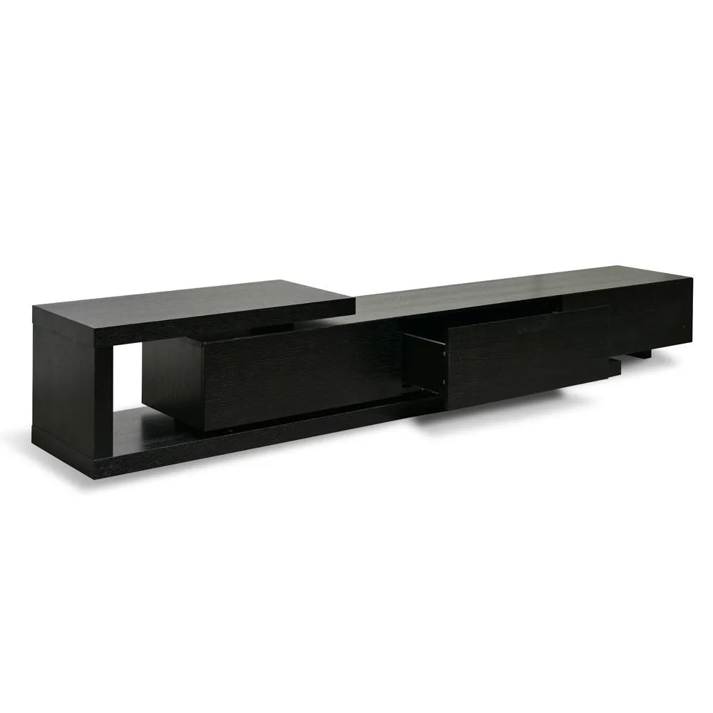 Dwell Extendable TV Entertainment Unit - Full Black