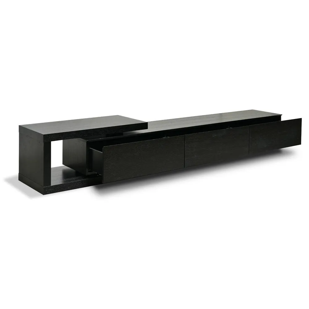 Dwell Extendable TV Entertainment Unit - Full Black