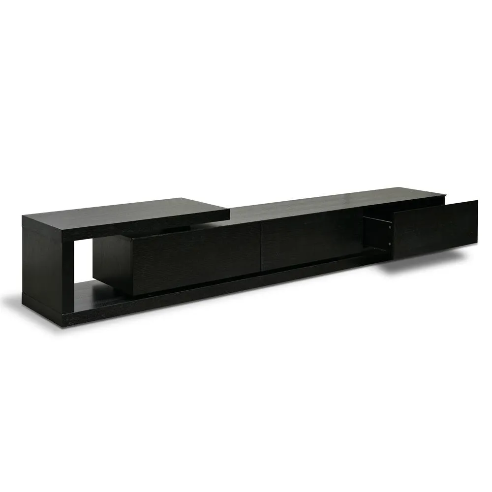 Dwell Extendable TV Entertainment Unit - Full Black