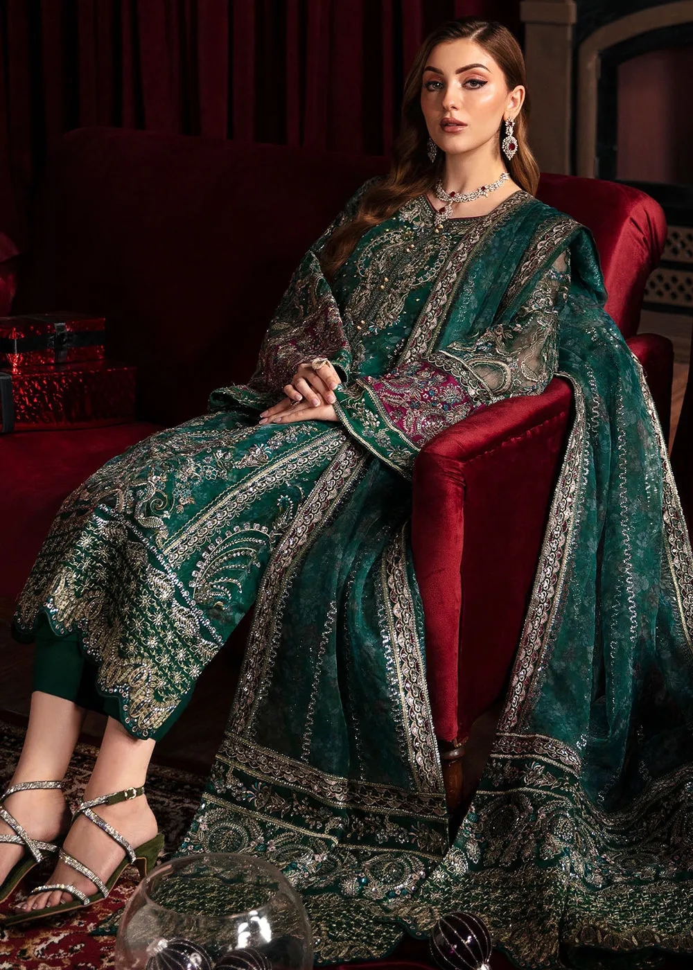 Elanora Embroidered Formals' 24 by Nureh | CHARM