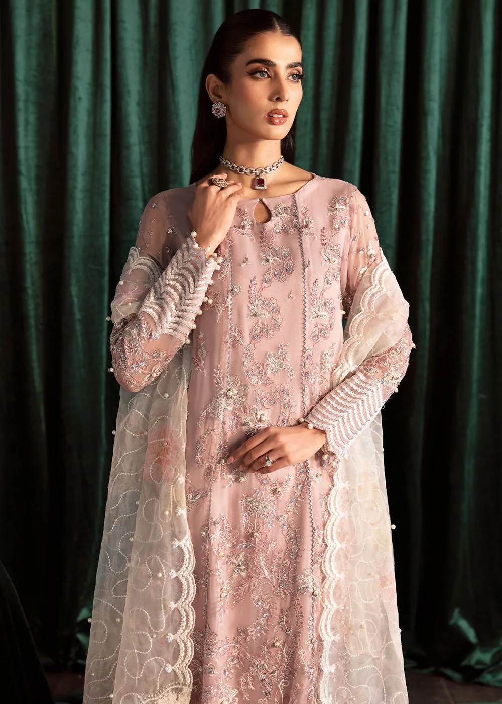 Elanora Embroidered Formals' 24 by Nureh | NEL-44