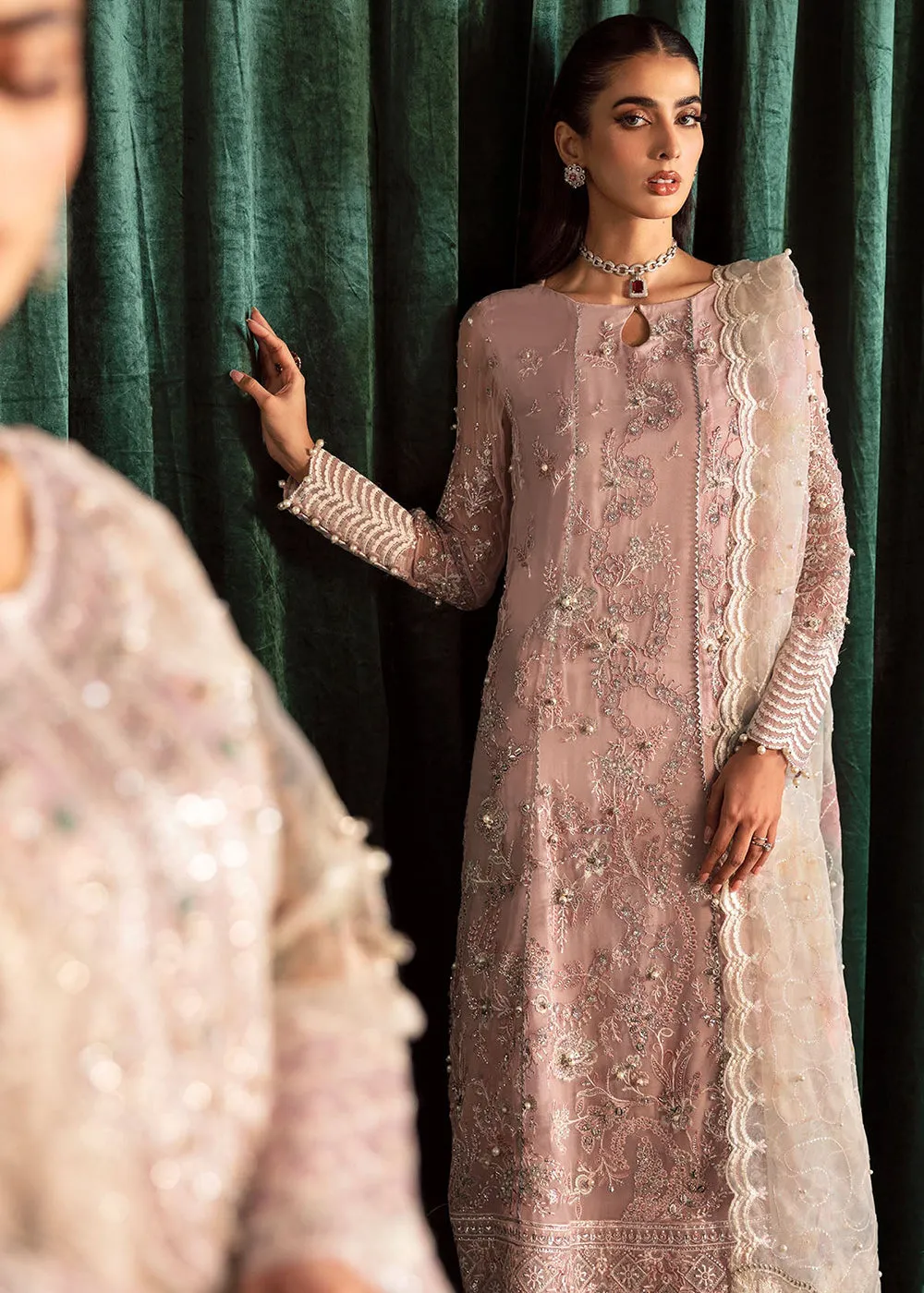 Elanora Embroidered Formals' 24 by Nureh | NEL-44