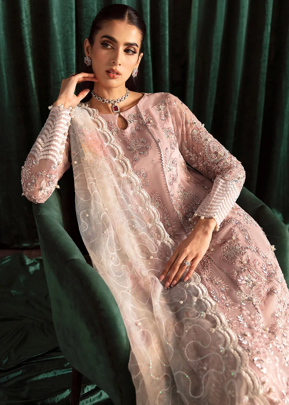 Elanora Embroidered Formals' 24 by Nureh | NEL-44