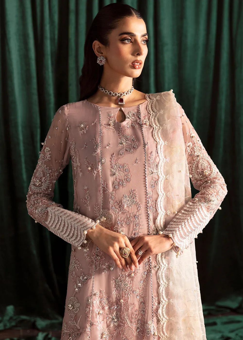 Elanora Embroidered Formals' 24 by Nureh | NEL-44