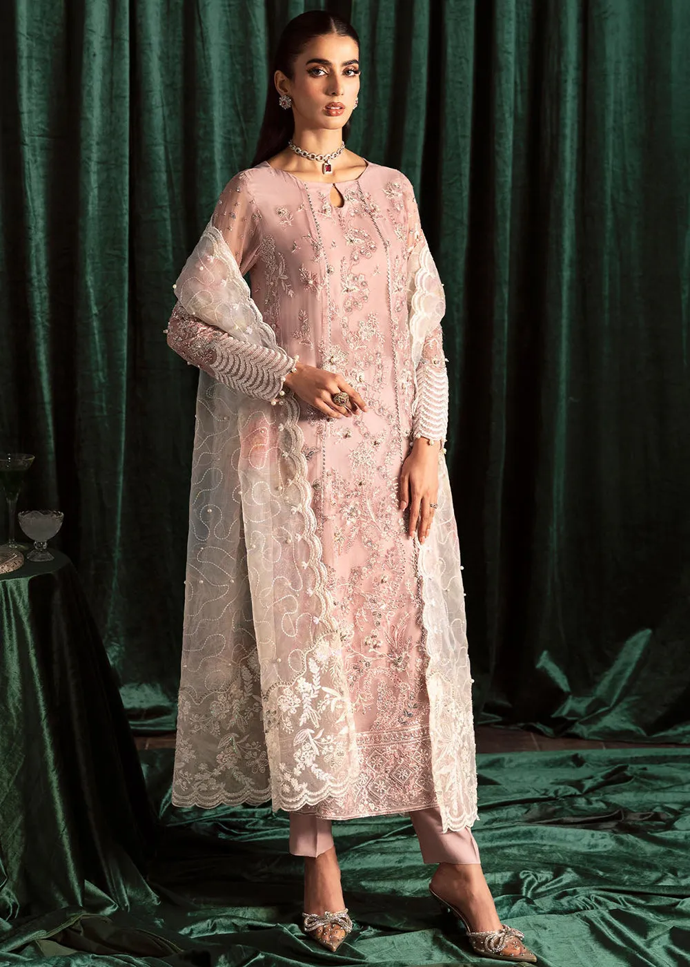 Elanora Embroidered Formals' 24 by Nureh | NEL-44