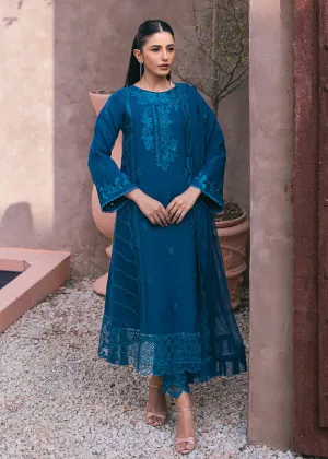 Embroidered Ensembles 3 Pcs by Azure | Hydrangea Hues