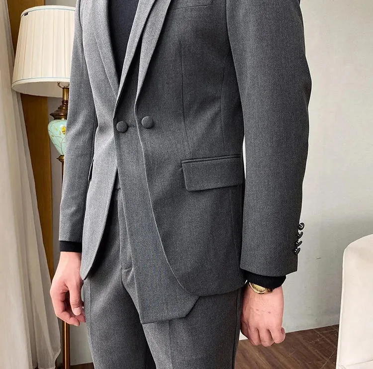 Formal elegant premium suit 2 piece (blazer   pants)