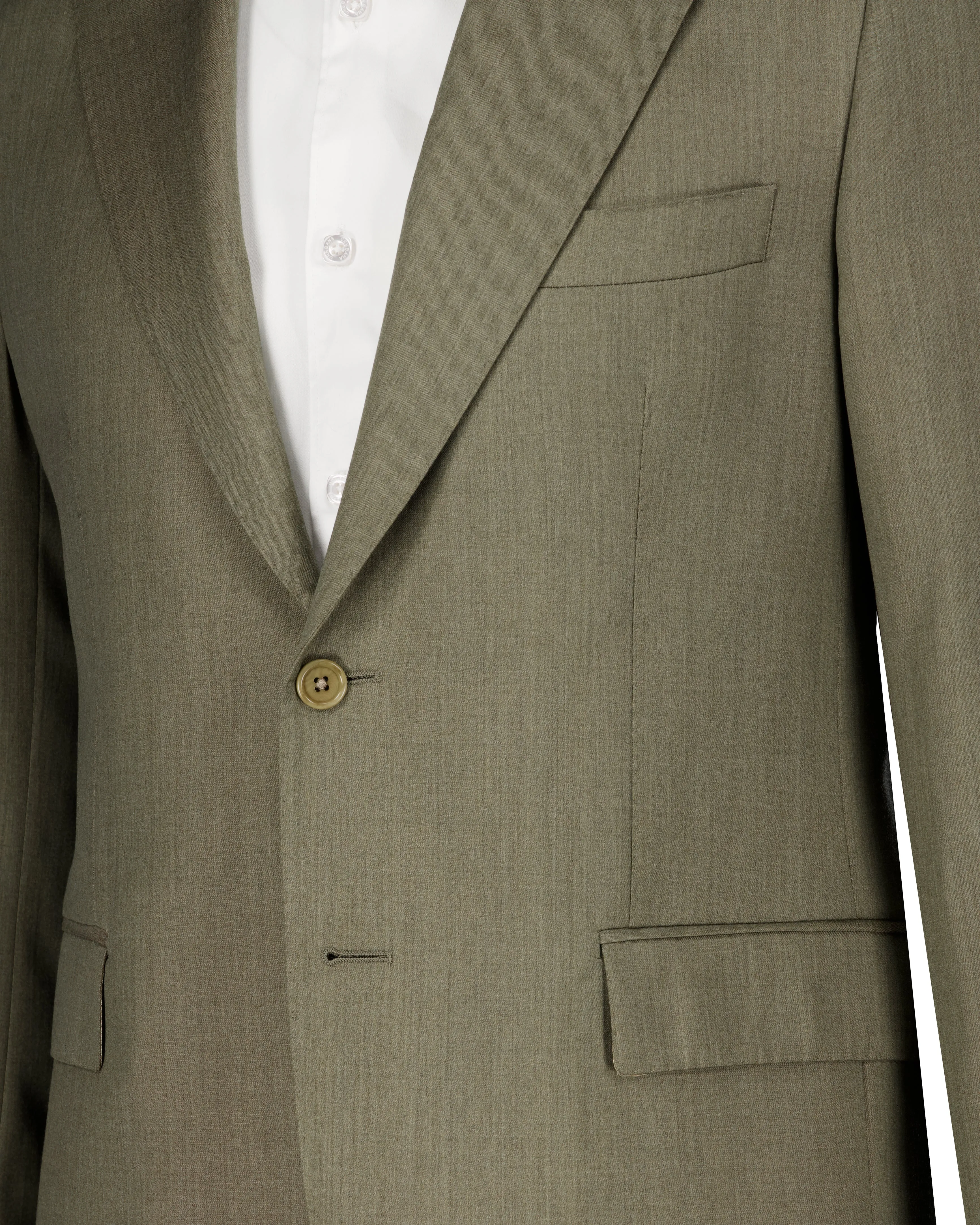 Giovanni Zegna Cloth Suit - Olive - Made in Italy