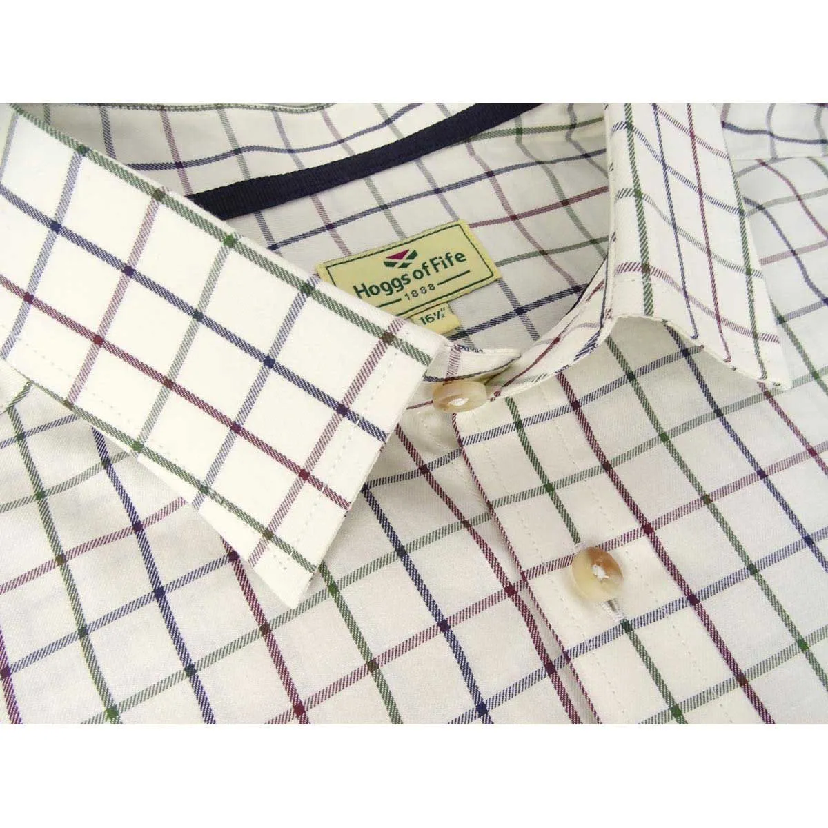 Hoggs of Fife Balmoral Luxury Tattersall Shirt