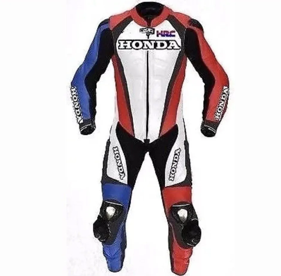 HONDA MOTORCYCLE LEATHER RACING SUIT