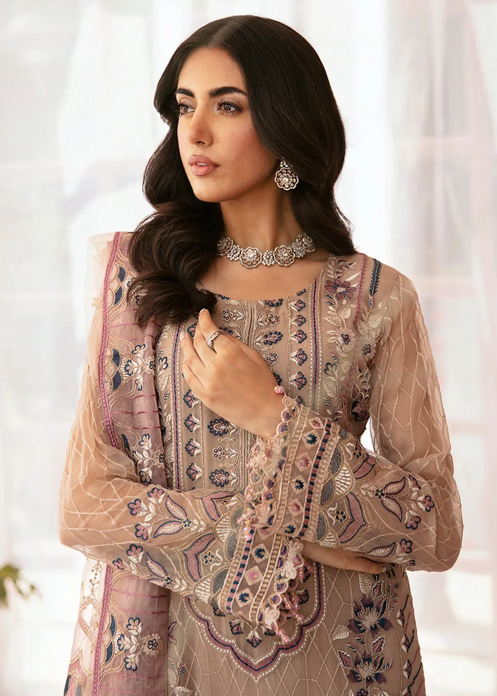 Luxury Chiffon Collection 2024 by Ramsha | F-2611