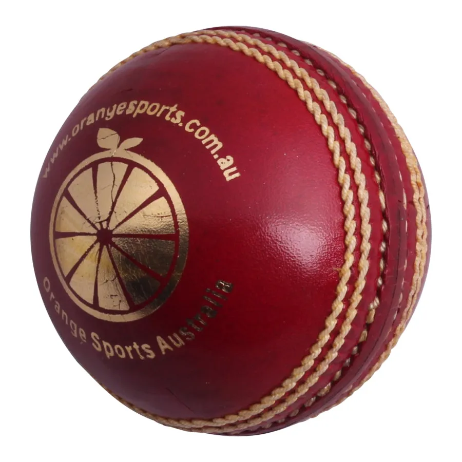 Match 156g 4 Piece Red Cricket Ball