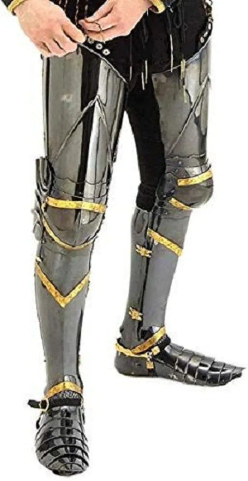 Medieval Black Armour Suit ~ Combat Full Body Halloween Armour Suit