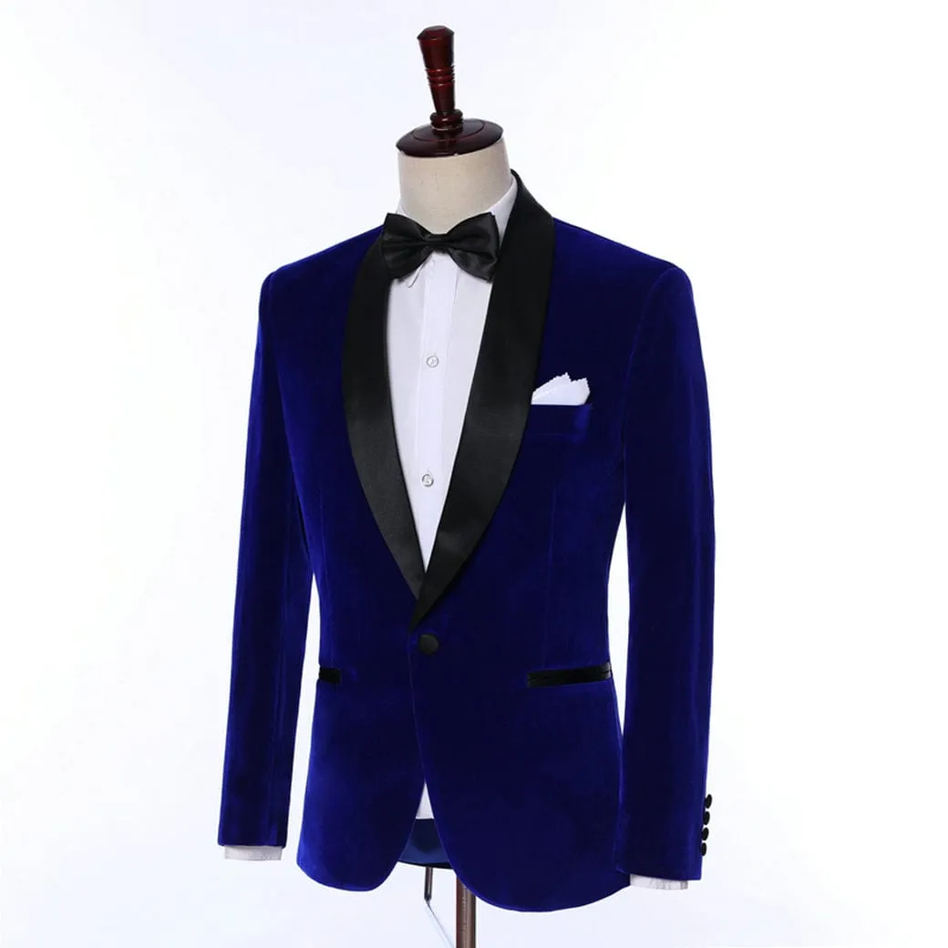 Men's Suit Formal Slim Fit 2 Piece Party Tuxedos (Blazer Pants)