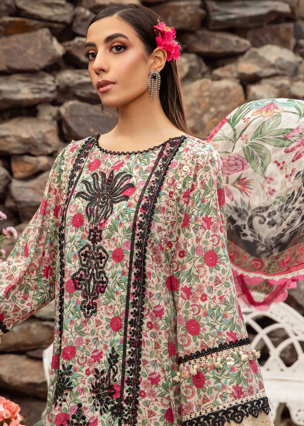 M.Prints Spring Summer Lawn Edit '24 by Maria B | MPT-2113-A