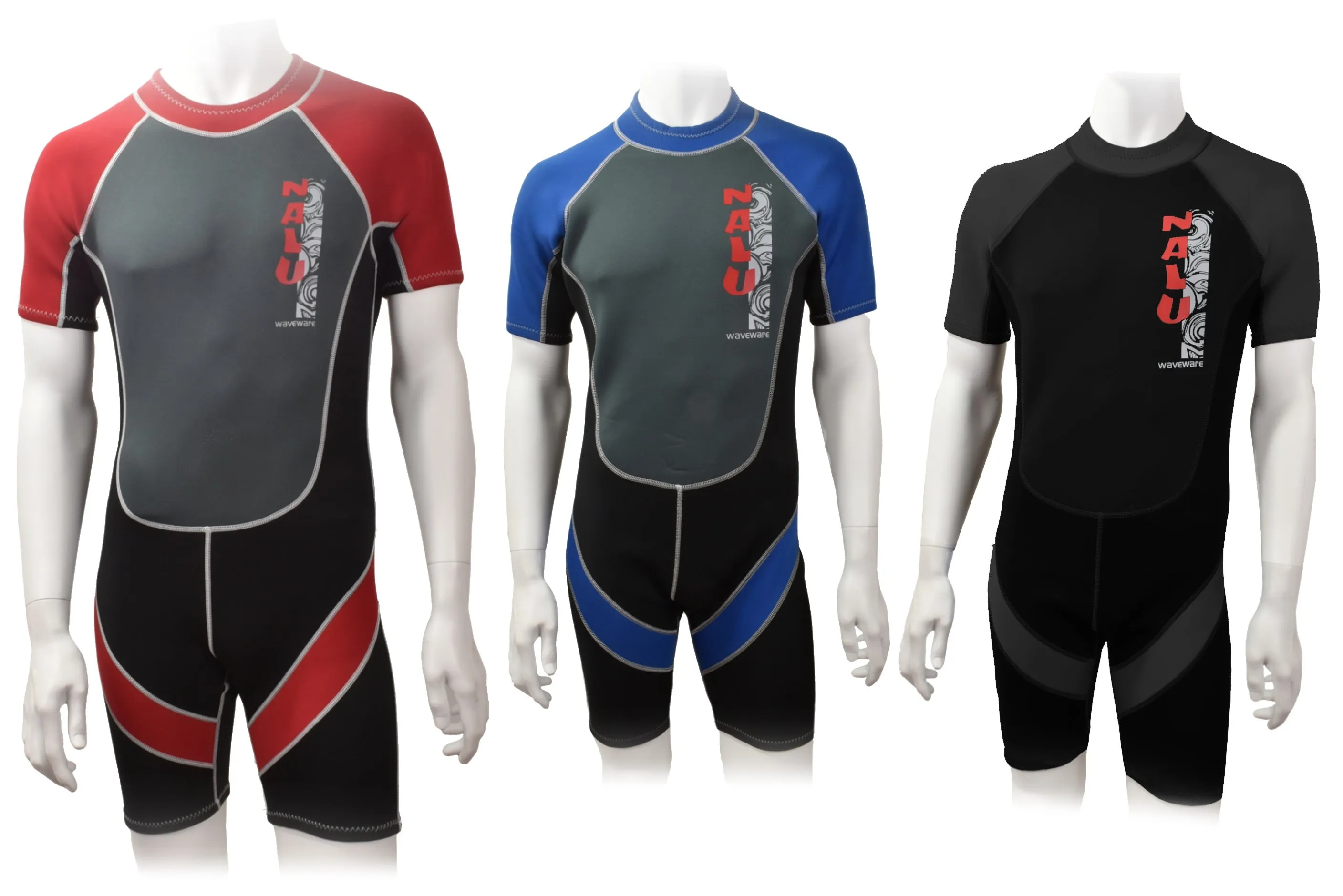 Nalu Childrens Adult wetsuits - Black