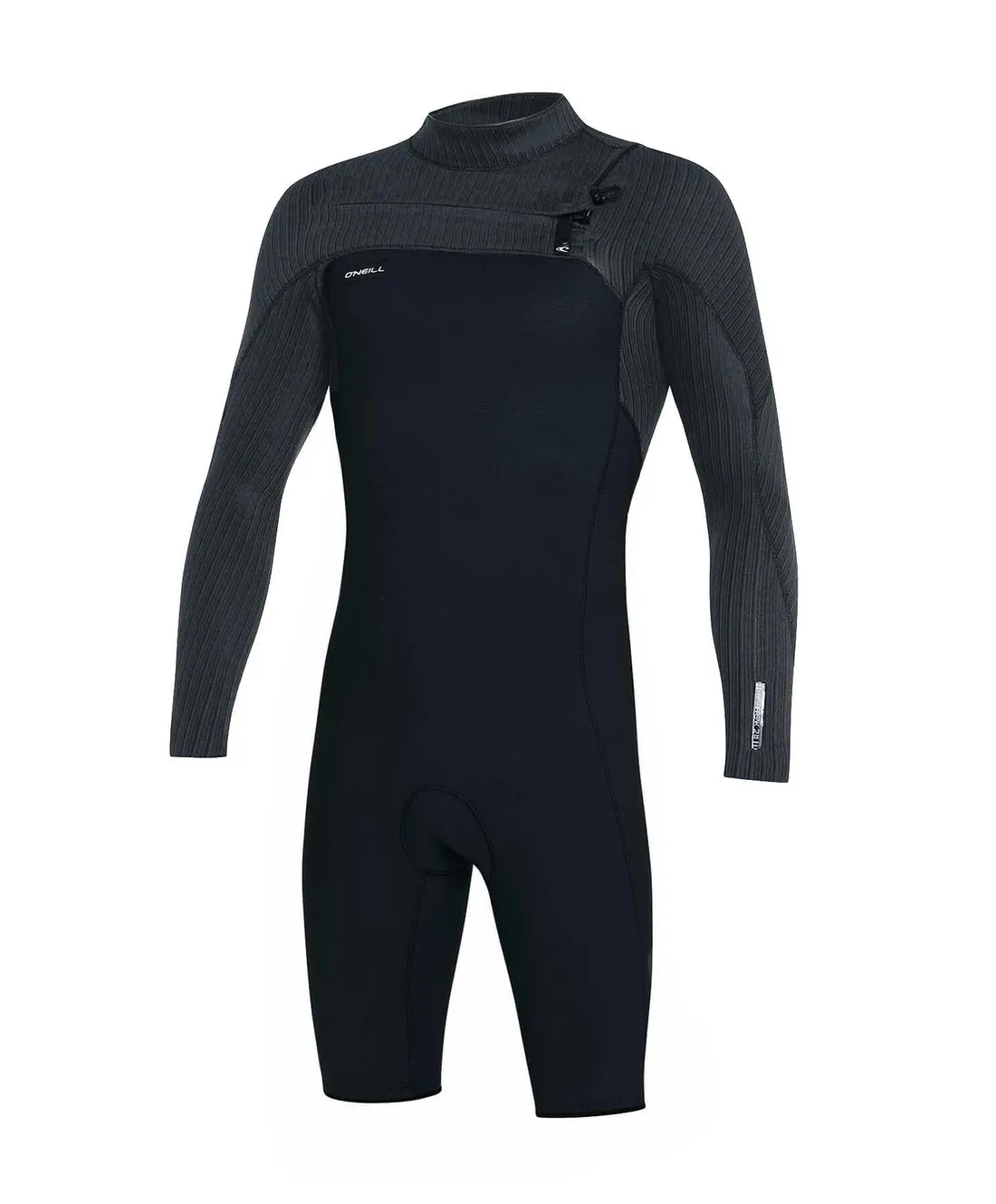 O'Neill Hyperfreak 2mm Long Sleeve Springsuit Chest Zip Wetsuit - Gunmetal