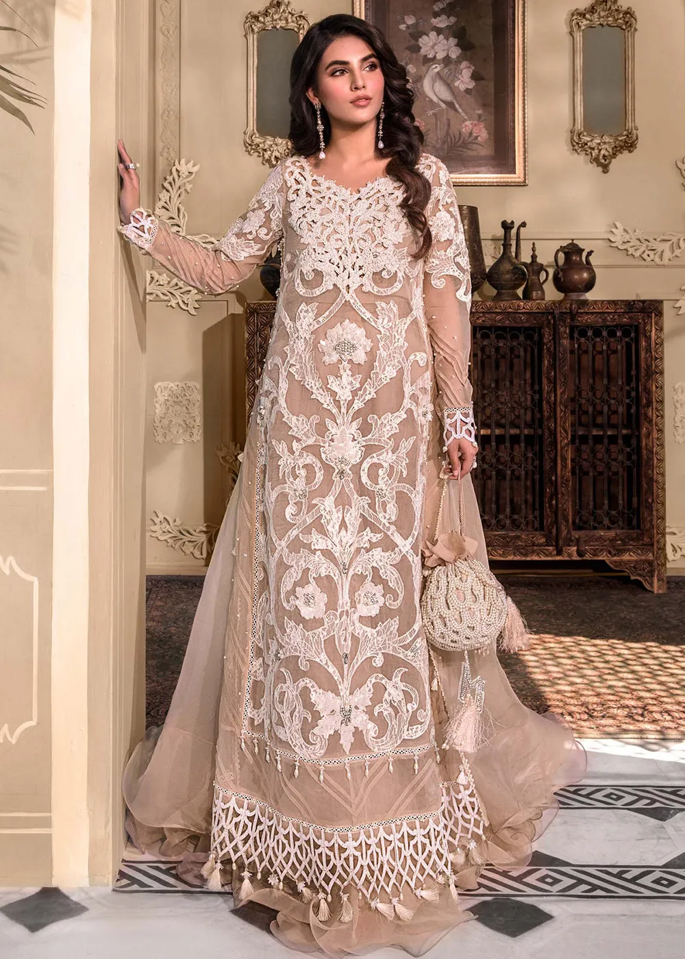 Pink Embroidered Suit - Maria B - Mbroidered Heritage Edition - BD-2608