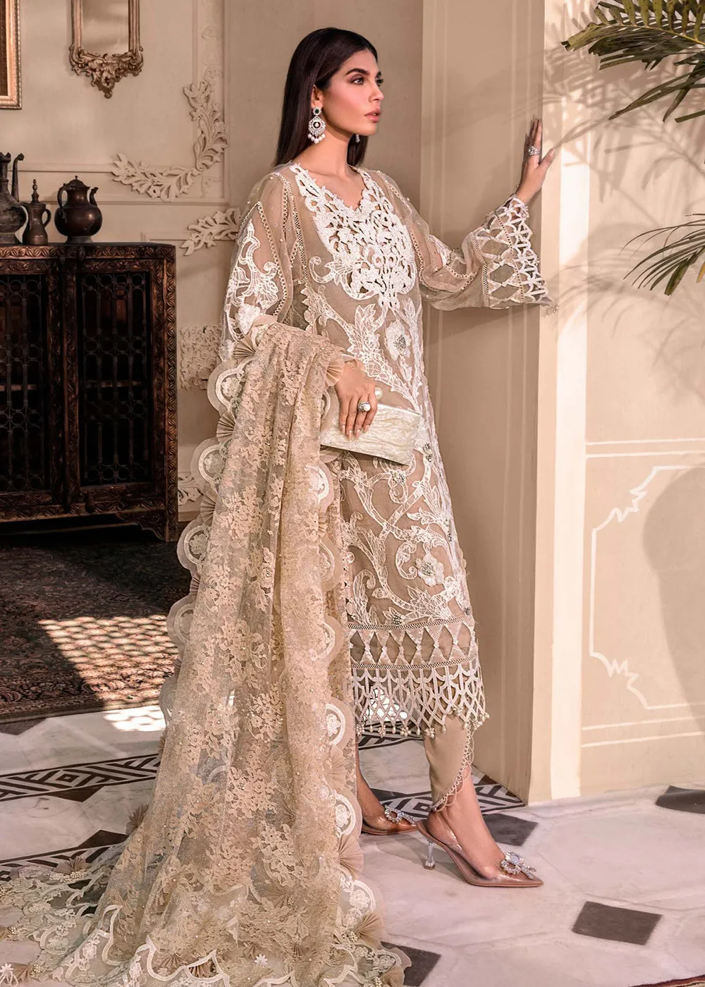 Pink Embroidered Suit - Maria B - Mbroidered Heritage Edition - BD-2608