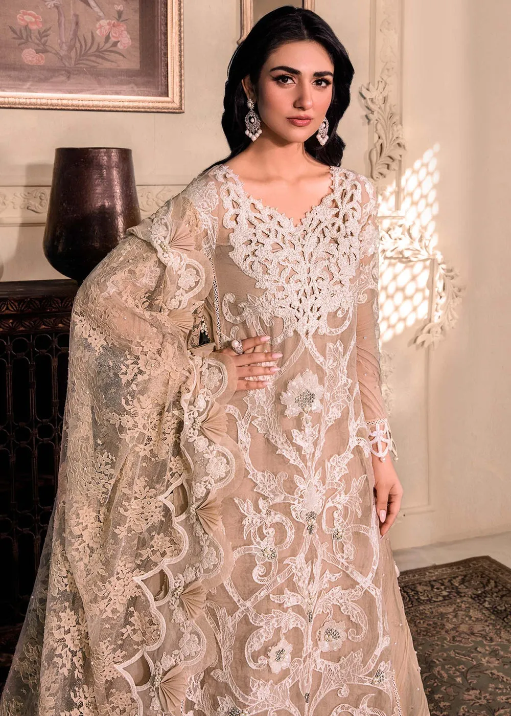 Pink Embroidered Suit - Maria B - Mbroidered Heritage Edition - BD-2608