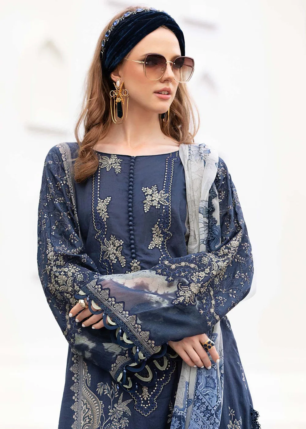 Printed Lawn Suit - Maria B - M.Prints Eid Collection 2023 - MPT-1805-B