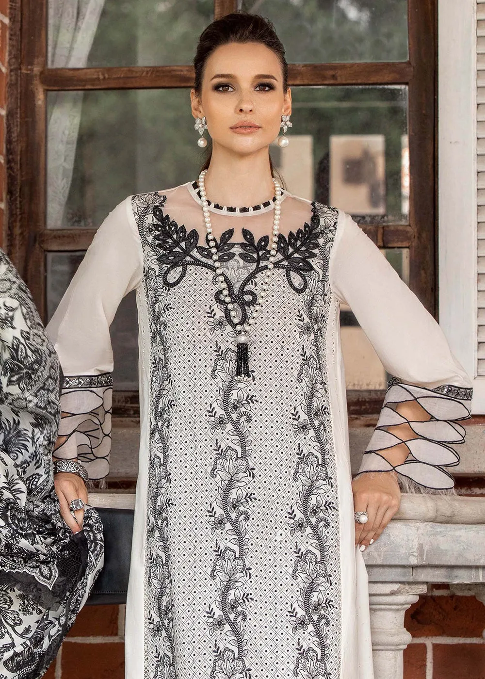 Printed Lawn Suit - Maria B - M.Prints Eid Collection 2023 - MPT-1807-A