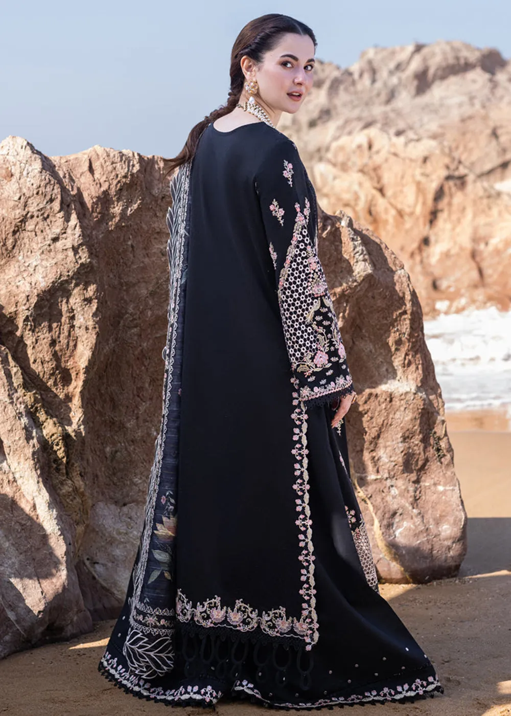 Sahil Kinare Luxury Lawn '24 by Qalamkar | FP-14 RIMA