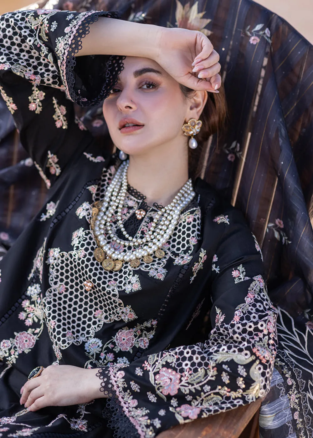 Sahil Kinare Luxury Lawn '24 by Qalamkar | FP-14 RIMA