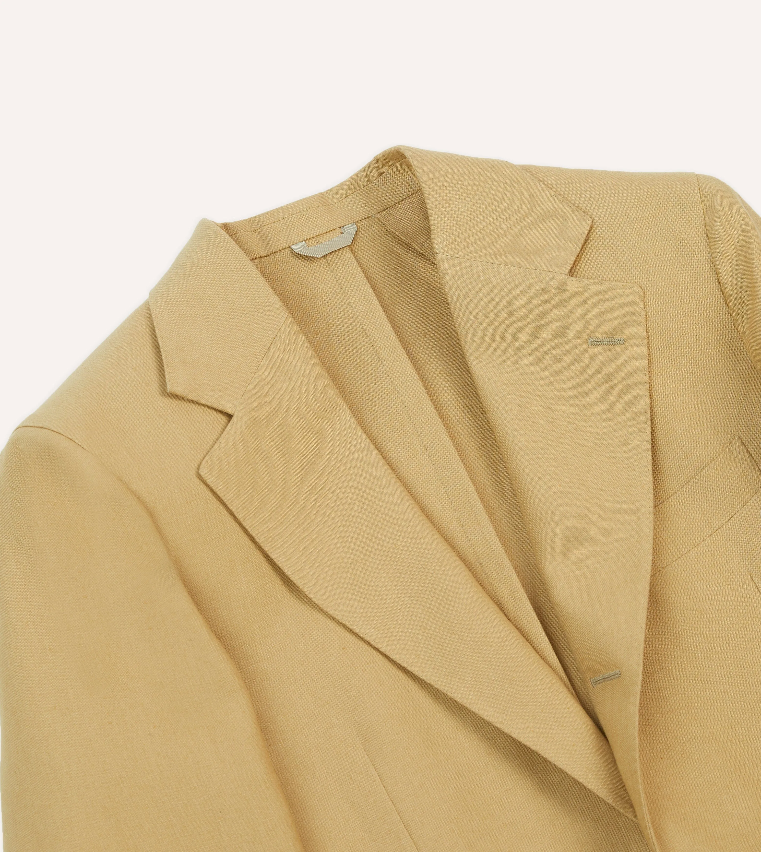 Sand Irish Linen Tailored Jacket