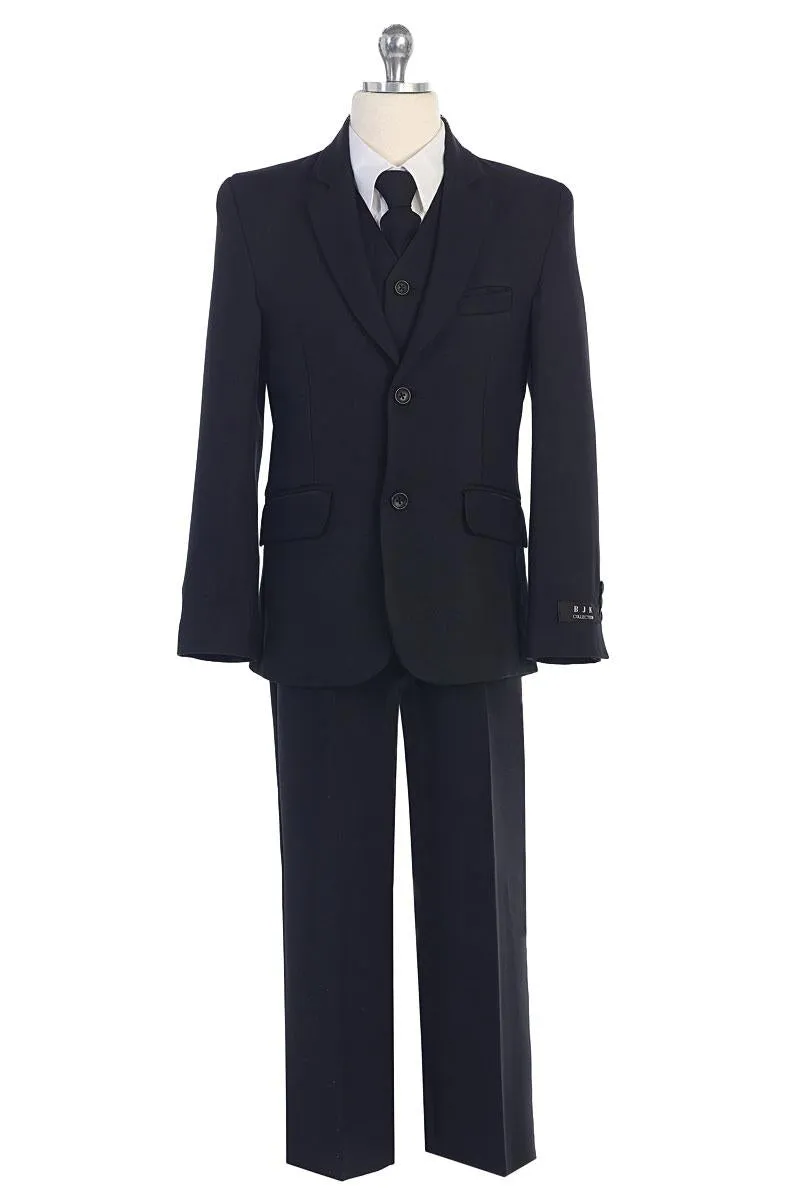 Slim Fit Kids 5-Piece Suit (Big Boys)